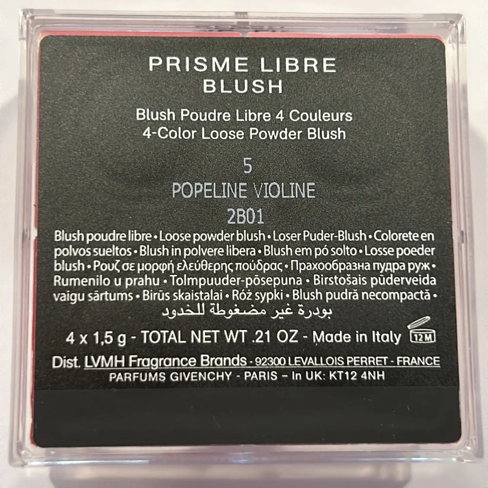 NWT Givenchy Prisme Libre BLUSH Popeline Violine Pink